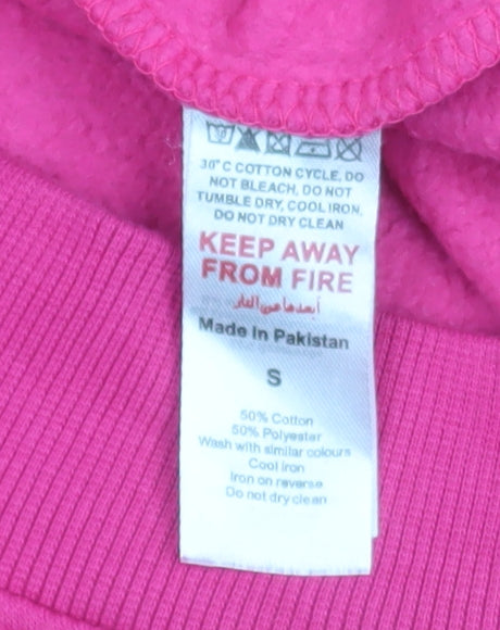 PrettyLittleThing Women's Pink Pullover Sweatshirt Size S