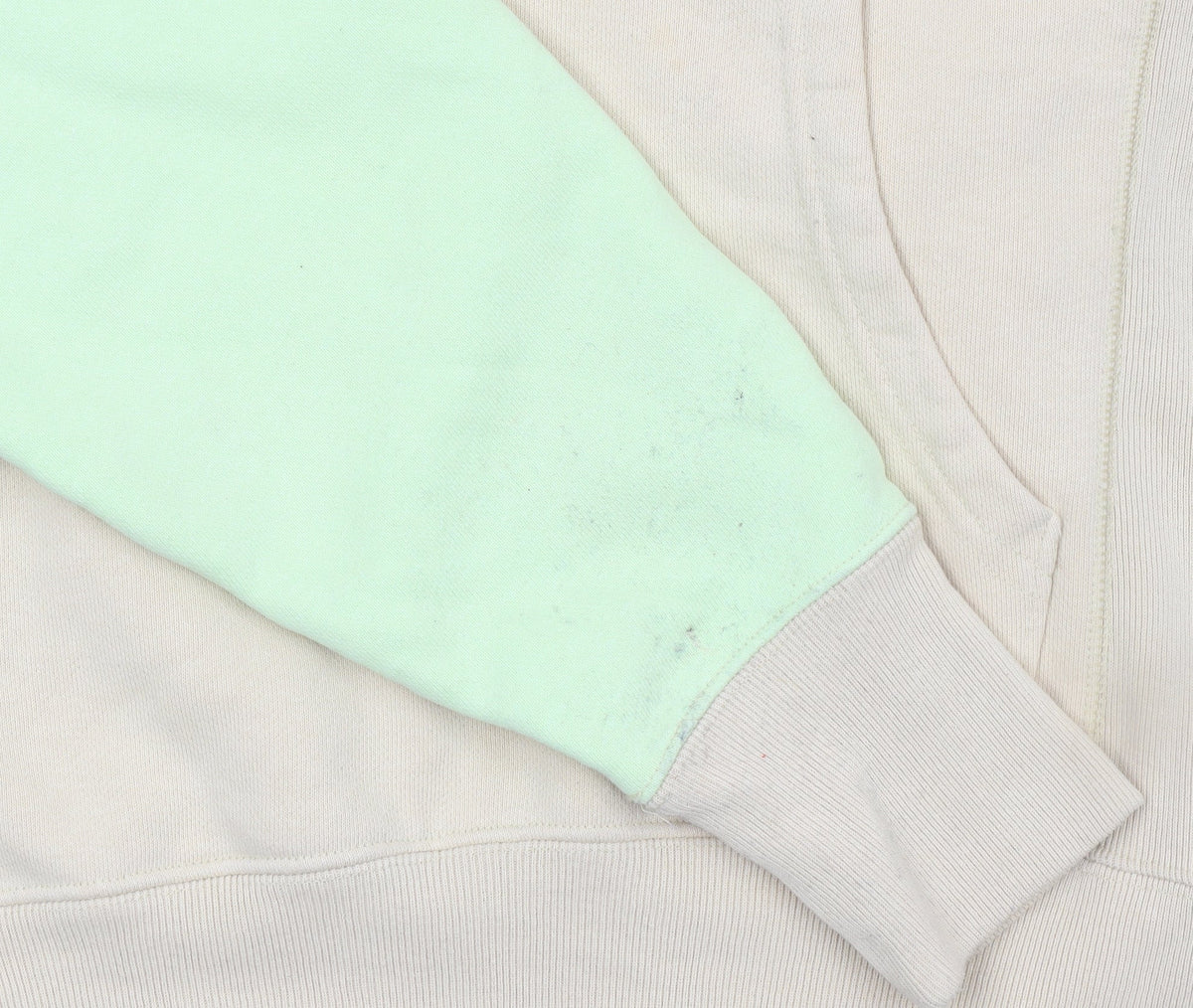 Champion Reverse Weave Women’s Beige Multi Colourblock Pullover Hoodie Small