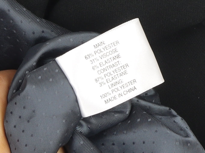 CC Women Black Blazer Size 14 Regular Classic Formal Jacket