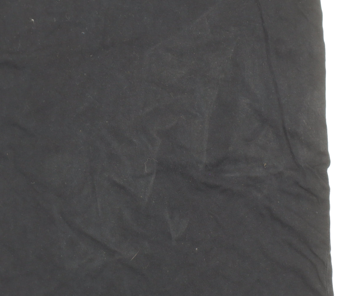 Cooke Collecti Men's Black Medium Cotton Graphic T-Shirt