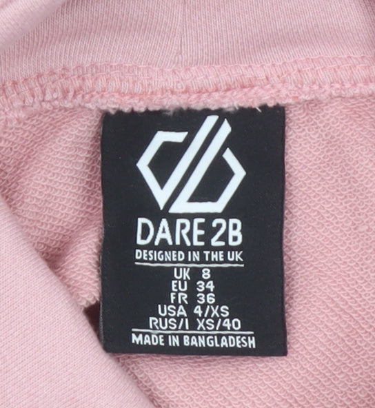Dare 2b Women Pink Size 8 Cowl Neck Pullover Sweatshirt