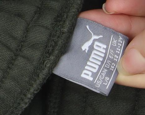 Puma Boys Green Jogger Trousers 10 Years Fleece Cotton Activewear