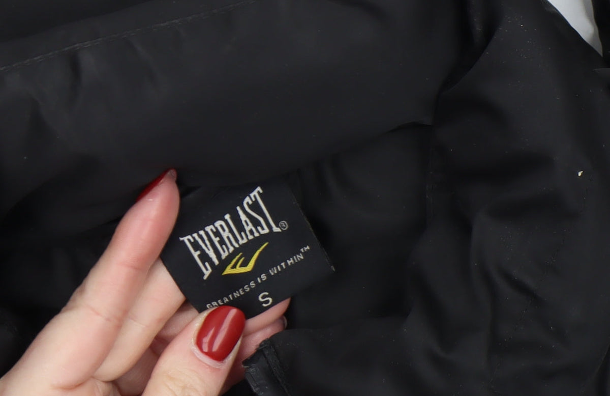Everlast Men's Black Puffer Jacket Size S Regular Fit Winter Coat
