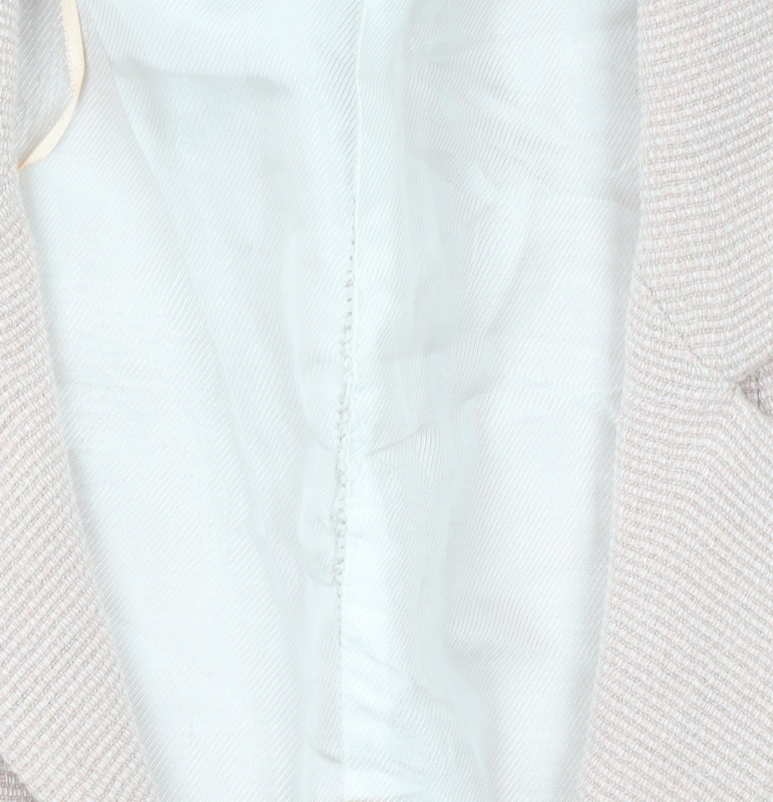 Zara Basic Women’s Beige Blazer Jacket Size Small Longline Lined
