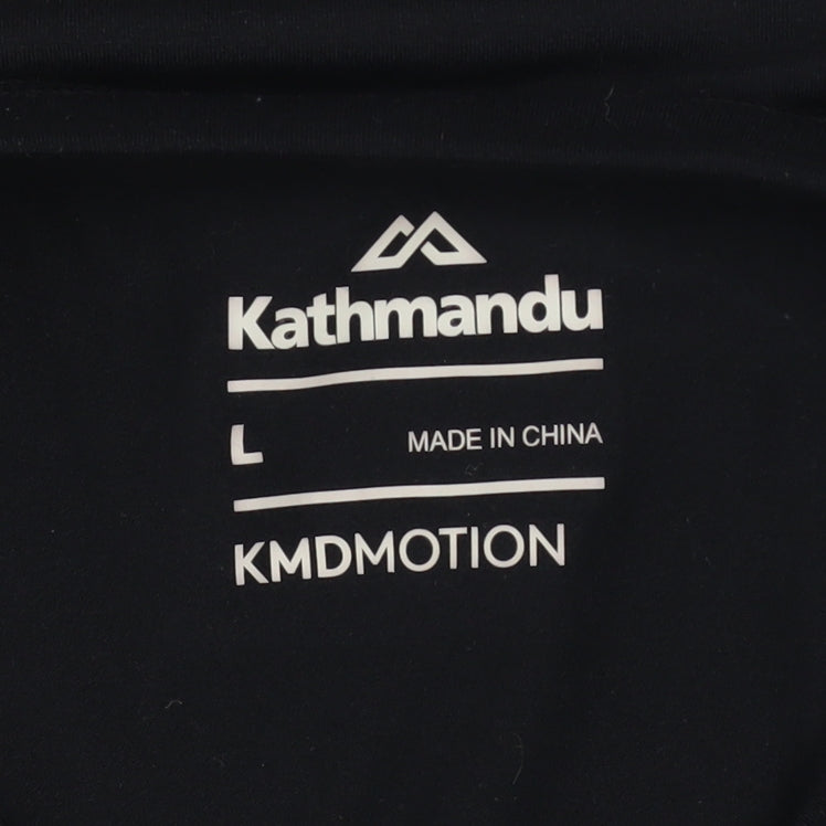 Kathmandu Men's Black Long Sleeve Polyester Casual Top Size L