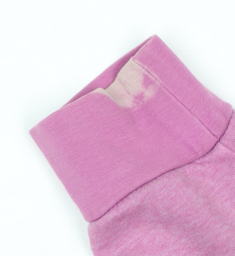 Adidas Womens Pink Logo Crew Neck Long Sleeve Sweatshirt UK 12