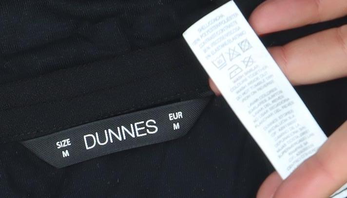 Dunnes Women's Black V-Neck Short Sleeve Basic T-Shirt M