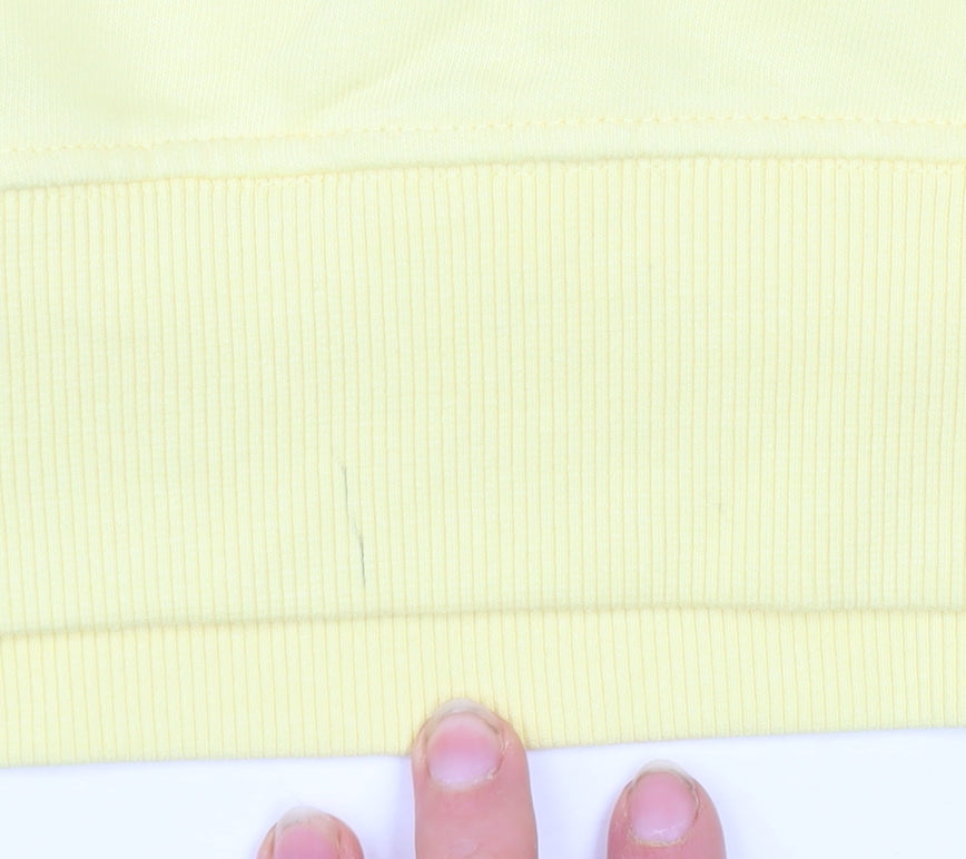 Marks & Spencer F&F Women's Yellow Pullover Sweatshirt Size M Oregon Print