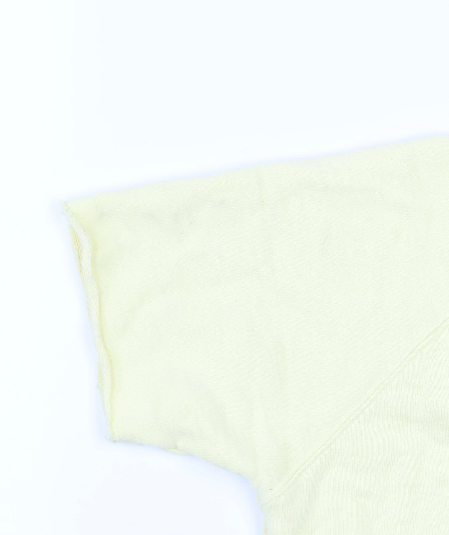 Topshop Women’s Yellow Short Sleeve Basic Crew Neck T-Shirt Size 8