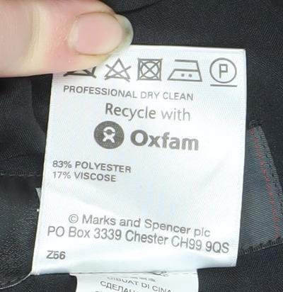 Marks & Spencer Men’s Grey 32W 33L Dress Pants Regular Fit