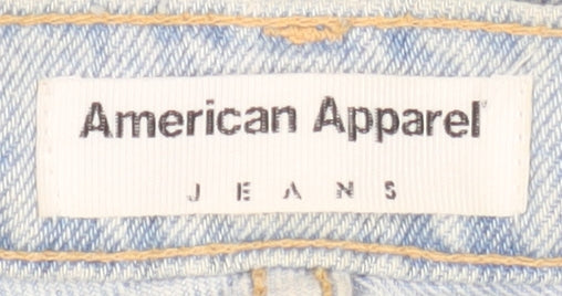 American Apparel Women Blue Size 8 High Rise Mom Jeans