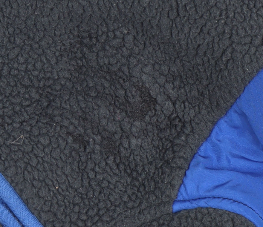 Next Boys Navy Blue Fleece 1/2 Zip Hoodie Age 7 Years