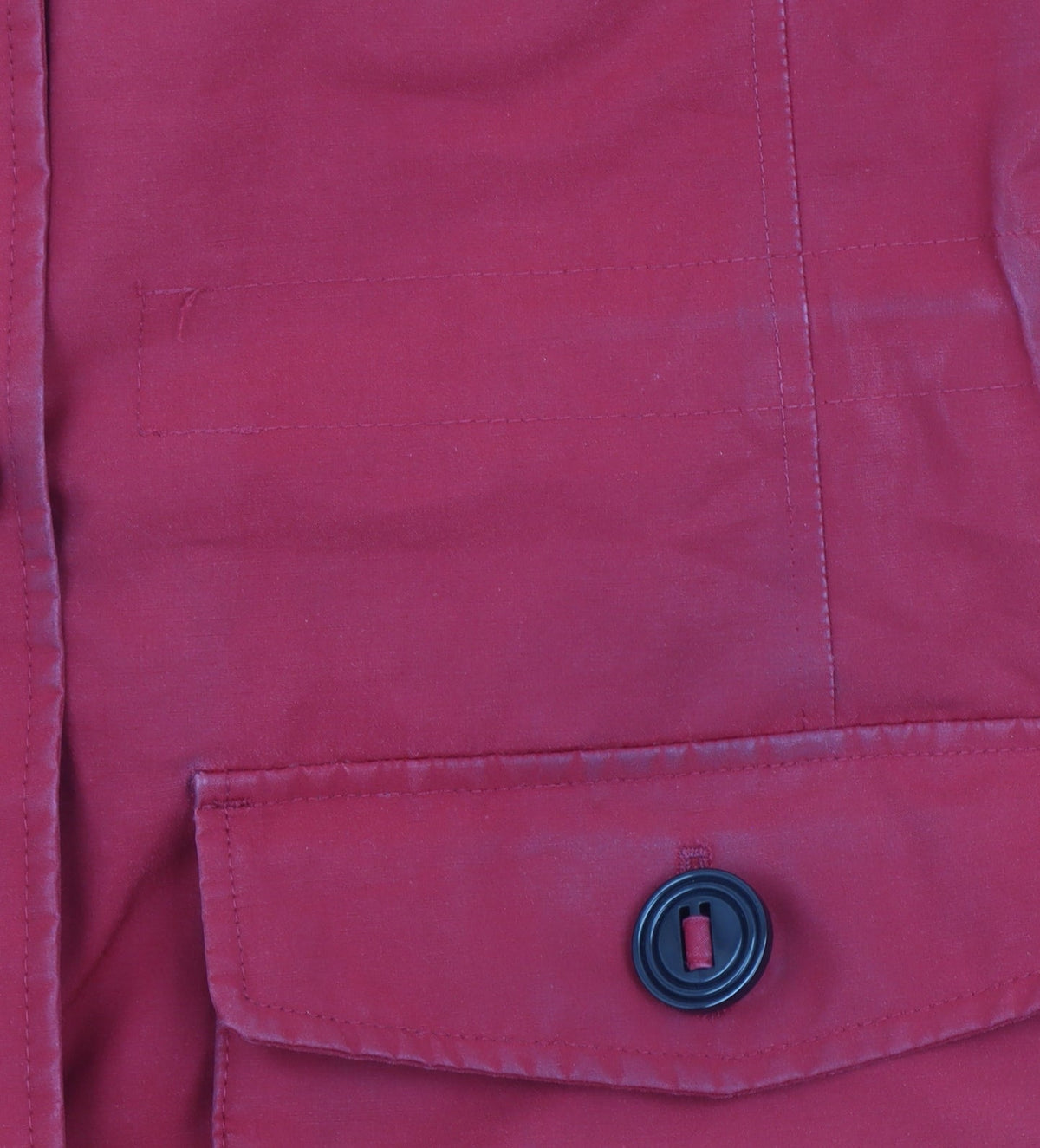 Marks & Spencer Womens Red Hooded Parka Coat Size 10
