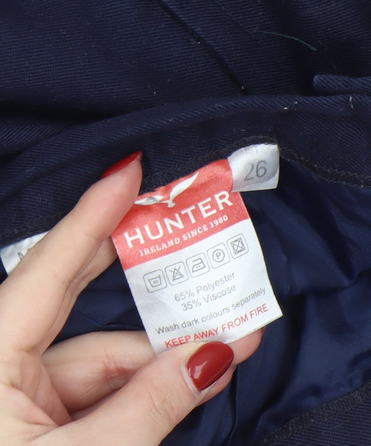 Hunter Women’s Navy Blue Pencil Skirt Size 26 Lined Workwear