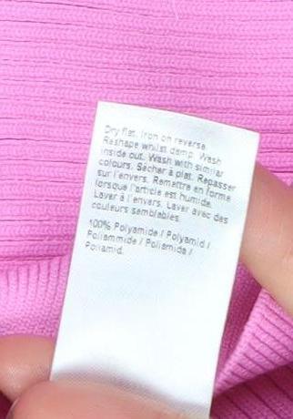 River Island Women’s Pink High Neck Ribbed Halter Tank Top Size 16