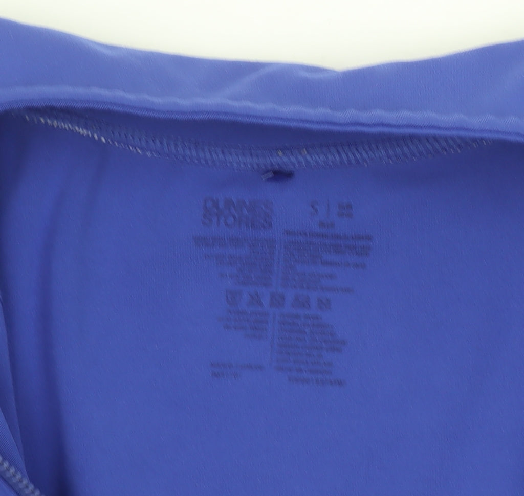 Dunnes Women's Blue Full Zip Sweatshirt Size S