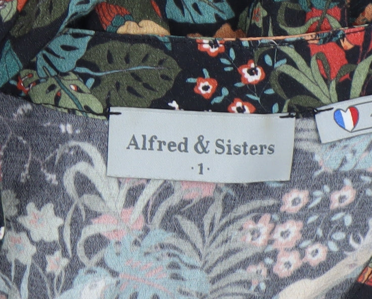 Alfred & Sisters Women’s Multicoloured Floral Viscose Jumpsuit Size S