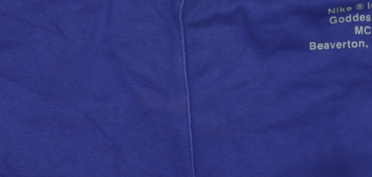 Nike Men's Blue Jogger Trousers Size S Elastic Waist Fleece
