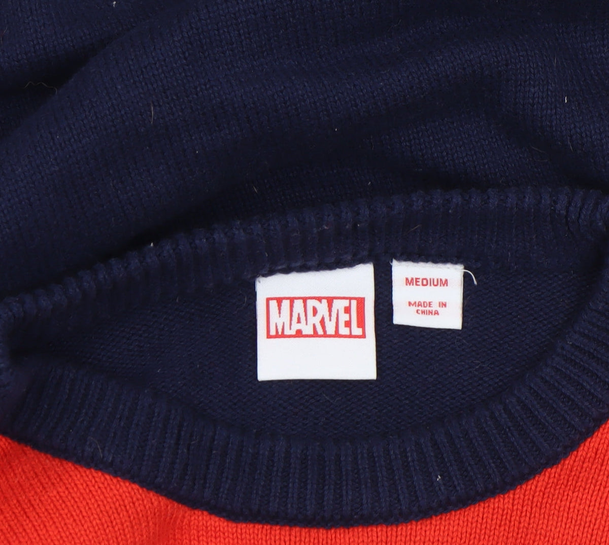 Marvel Men’s Multicoloured Medium Captain America Fair Isle Jumper