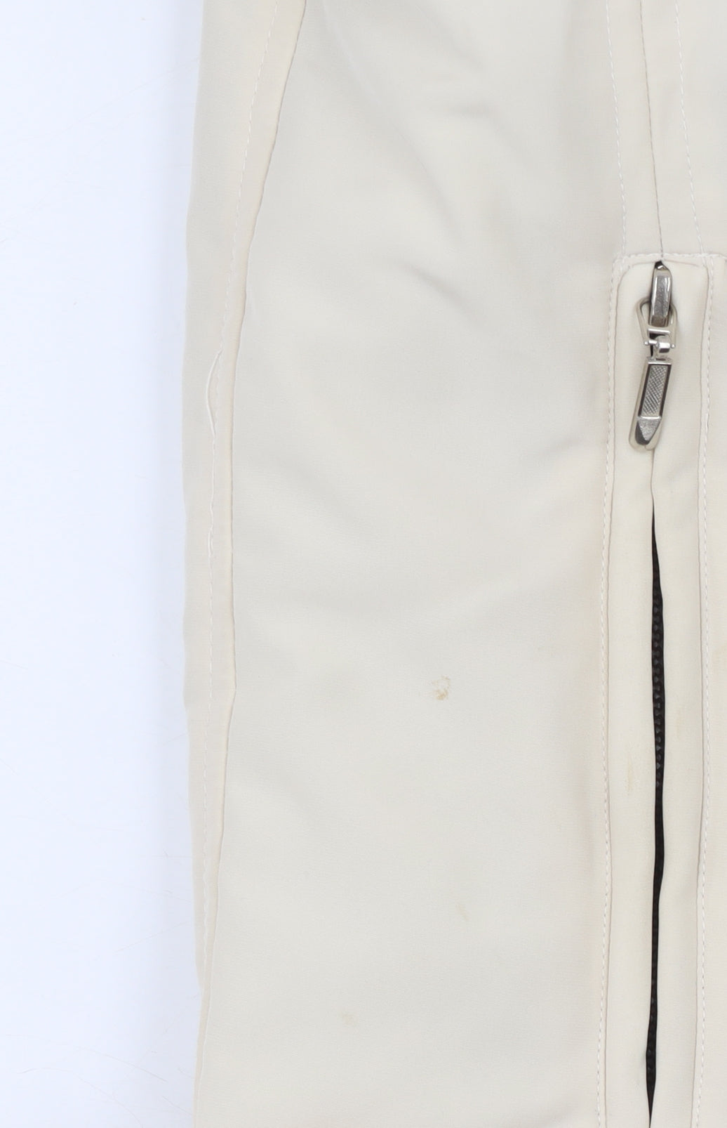 Roberto Sonelli Men's Beige XL Full Zip Lined Casual Jacket