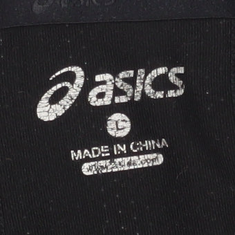 Asics Women's Black Long Sleeve 1/4 Zip Pullover Sweatshirt size S
