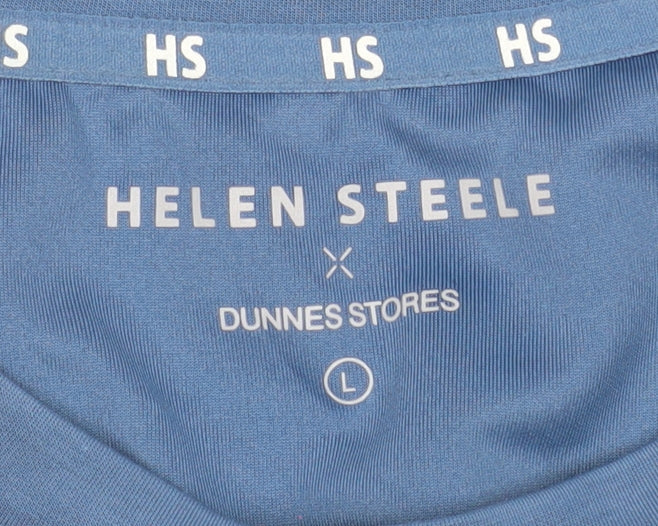 Helen Steele x Dunnes Stores Blue Sleeveless Basic T-Shirt Women’s L