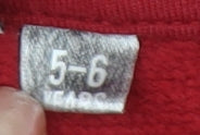 Harry Potter Boys Red Hoodie 5-6 Years Hogwarts Cotton Pullover