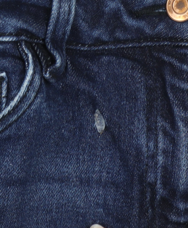 Next Women’s Blue Skinny Jeans Size 10L Tall Distressed Denim