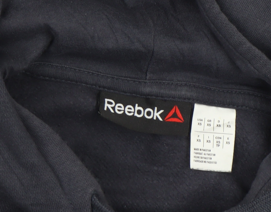 Reebok Men's Black CrossFit Pullover Hoodie XS Gym Fleece