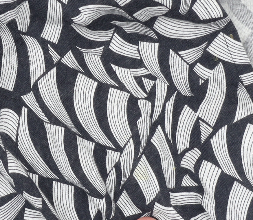 Avoca Anthology Women’s Black Geometric Wrap Dress Size 8