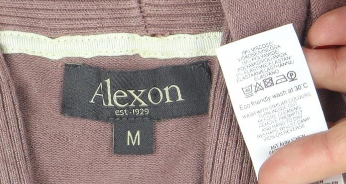 Alexon Womens Brown Cowl Neck Long Sleeve Pullover Jumper Size M