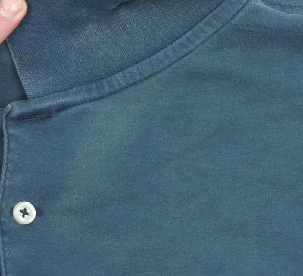 Ralph Lauren Men's Blue 2XL Classic Fit Cotton Polo Shirt
