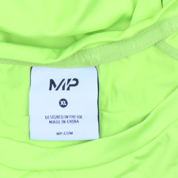 Myprotein Men's Yellow XL Athletic Fit Quick Dry Sports T-Shirt