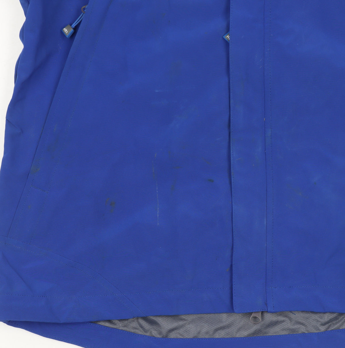 HBS Men's Blue Softshell Waterproof Jacket L Windproof Sportswear