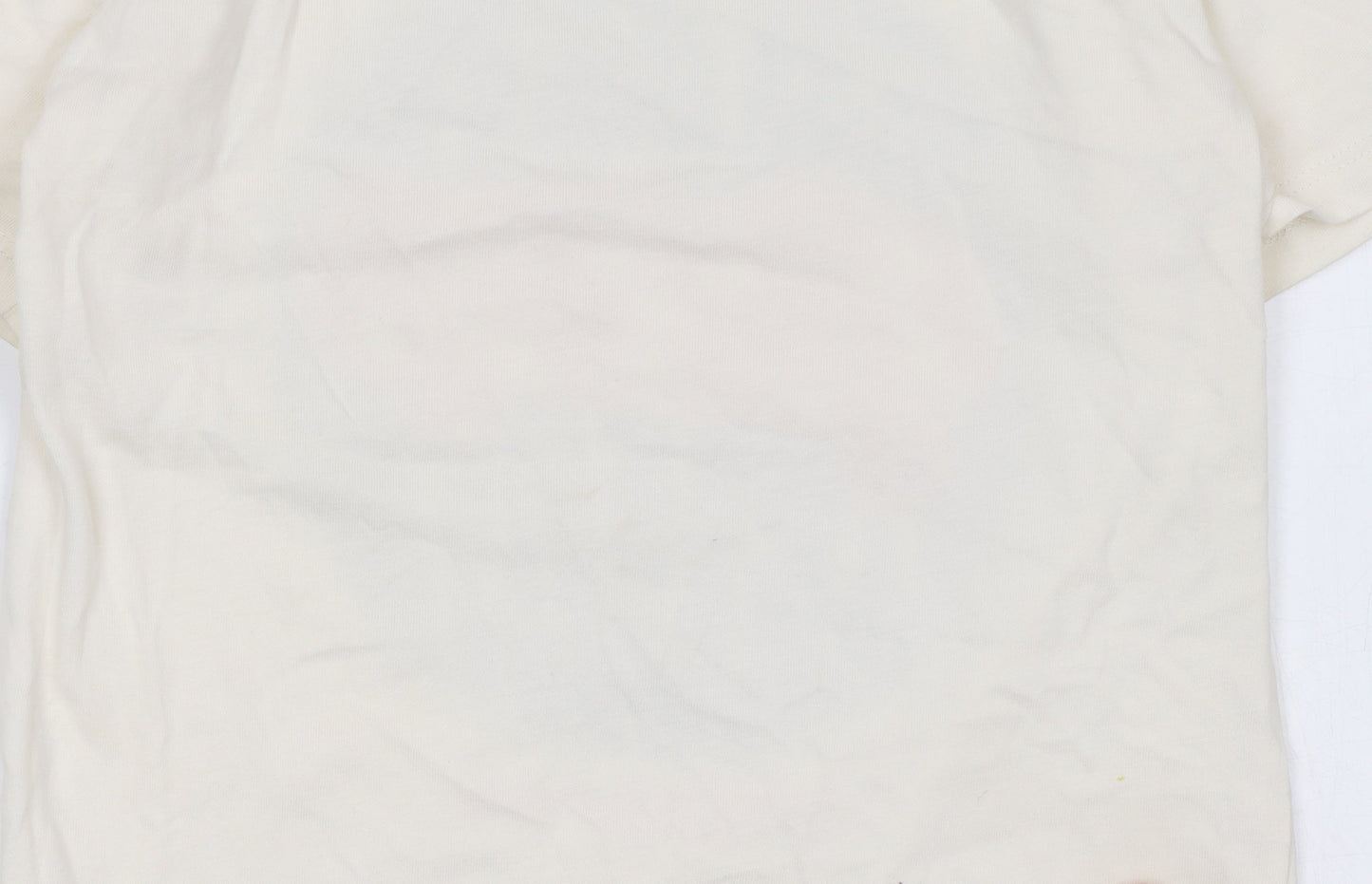 Dunnes Boys Beige Skateboard Graphic Cotton T-Shirt 5-6 Years