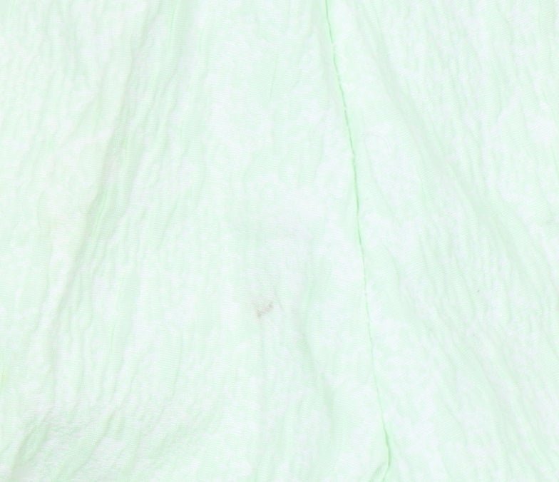 Zara Basic Women Green Slim Fit Trousers XS