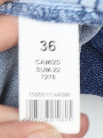 Maxcares Womens Blue Skinny Stretch Jeans Size 8 Slim Fit Denim