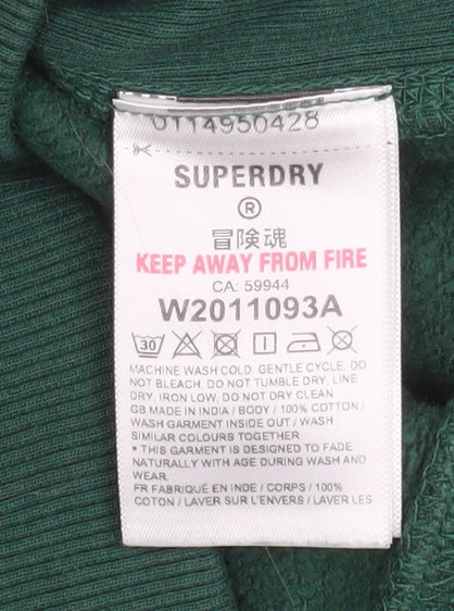 Superdry Men's Green XS Pullover Crew Neck Sweatshirt