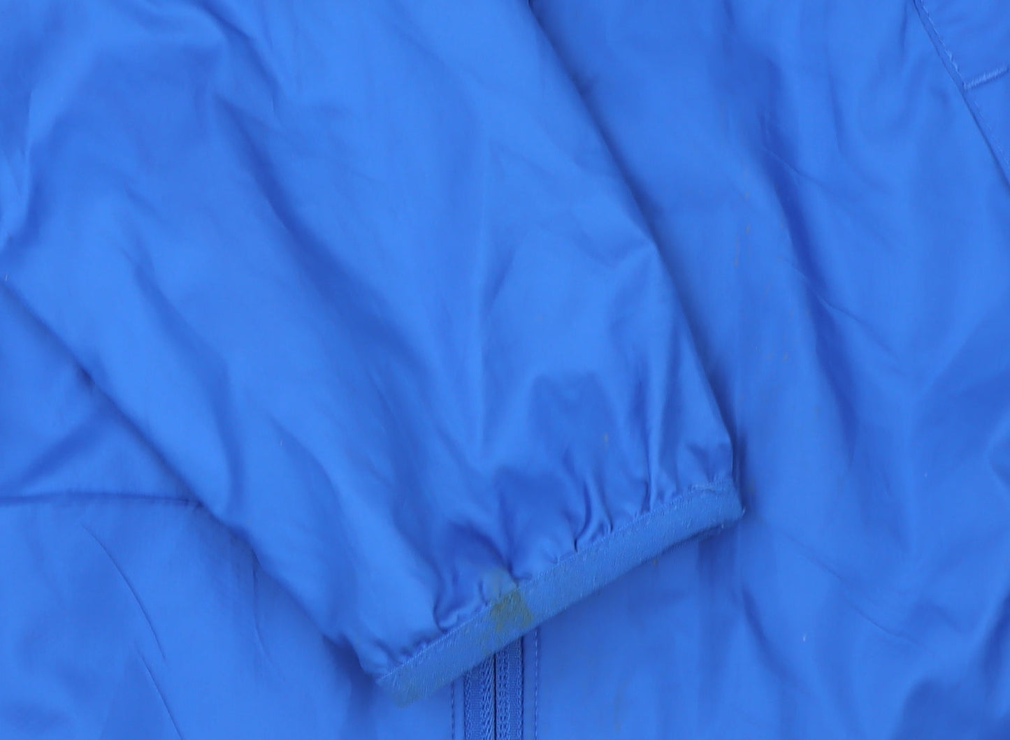 Nike Boys Blue Hooded Windbreaker Jacket XS 6-8 Years Full Zip Sports