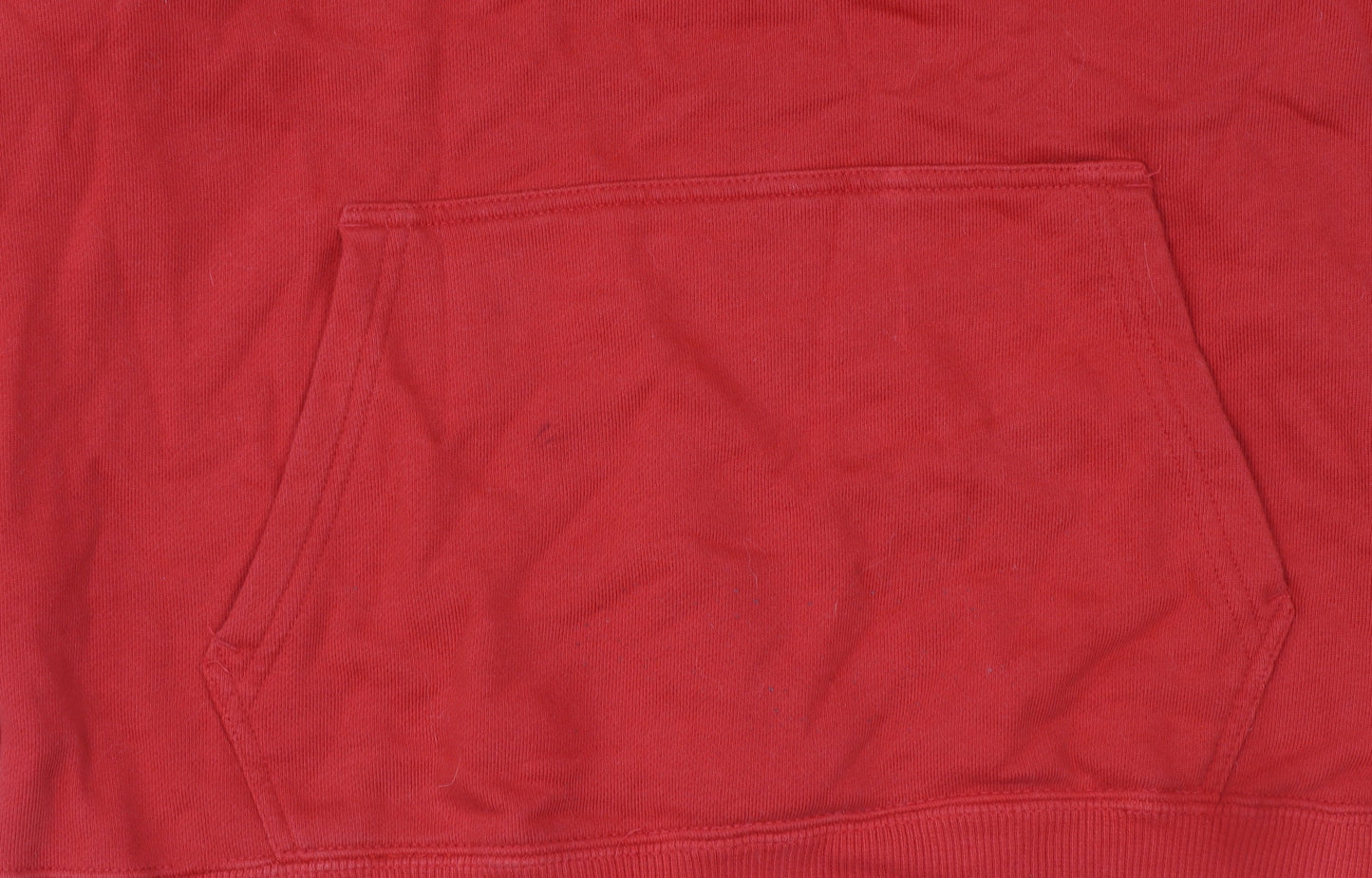 Calvin Klein Jeans Boys Red Logo Pullover Hoodie Size 14 Years