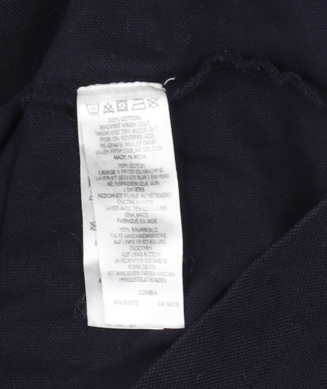 French Connection Men's Black Cotton Long Sleeve Button-Up Shirt M