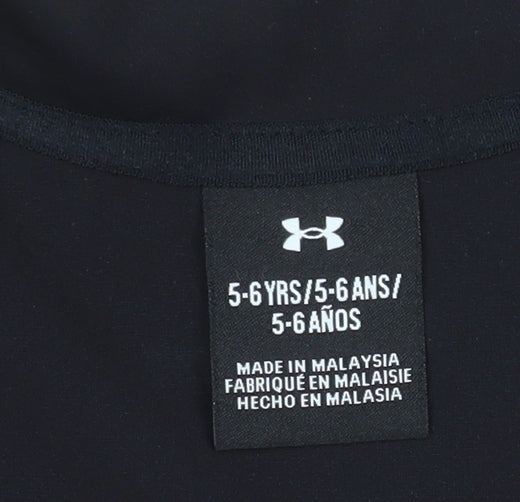 Under Armour Boys Black 5-6 Years Sports 1/4 Zip Track Jacket