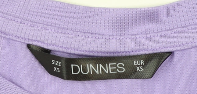 Dunnes Men’s Purple XS Athletic Fit Short Sleeve Gym T-Shirt