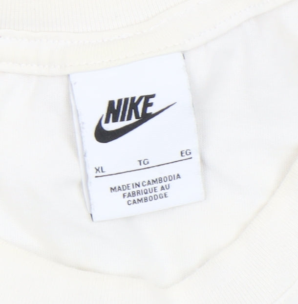 Nike Men's White XL Air Max Graphic Cotton T-Shirt