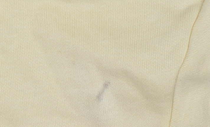 Marks & Spencer Women Yellow Pullover Hoodie Small Cotton Blend