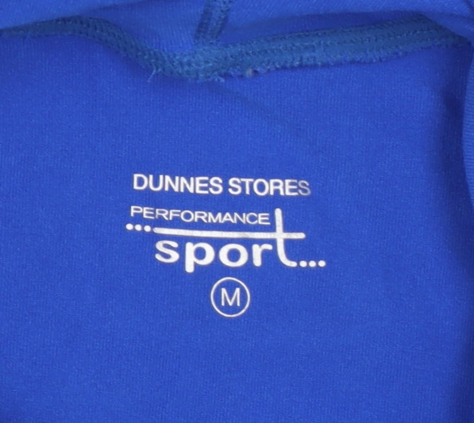 Dunnes Mens Blue Athletic Fit Pullover Hoodie Size M