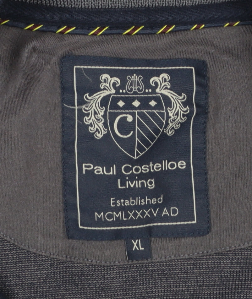 Paul Costelloe Living Men’s Blue XL Full Zip Sweatshirt