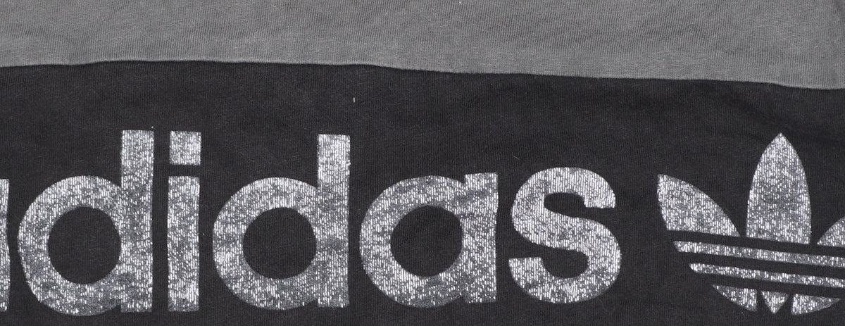 adidas Men's Grey XS Short Sleeve Sports Logo T-Shirt