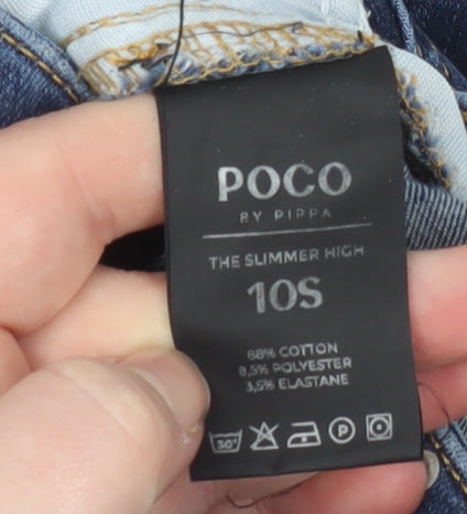 POCO by Pippa Women's Blue High Rise Slim Skinny Jeans Size 10S