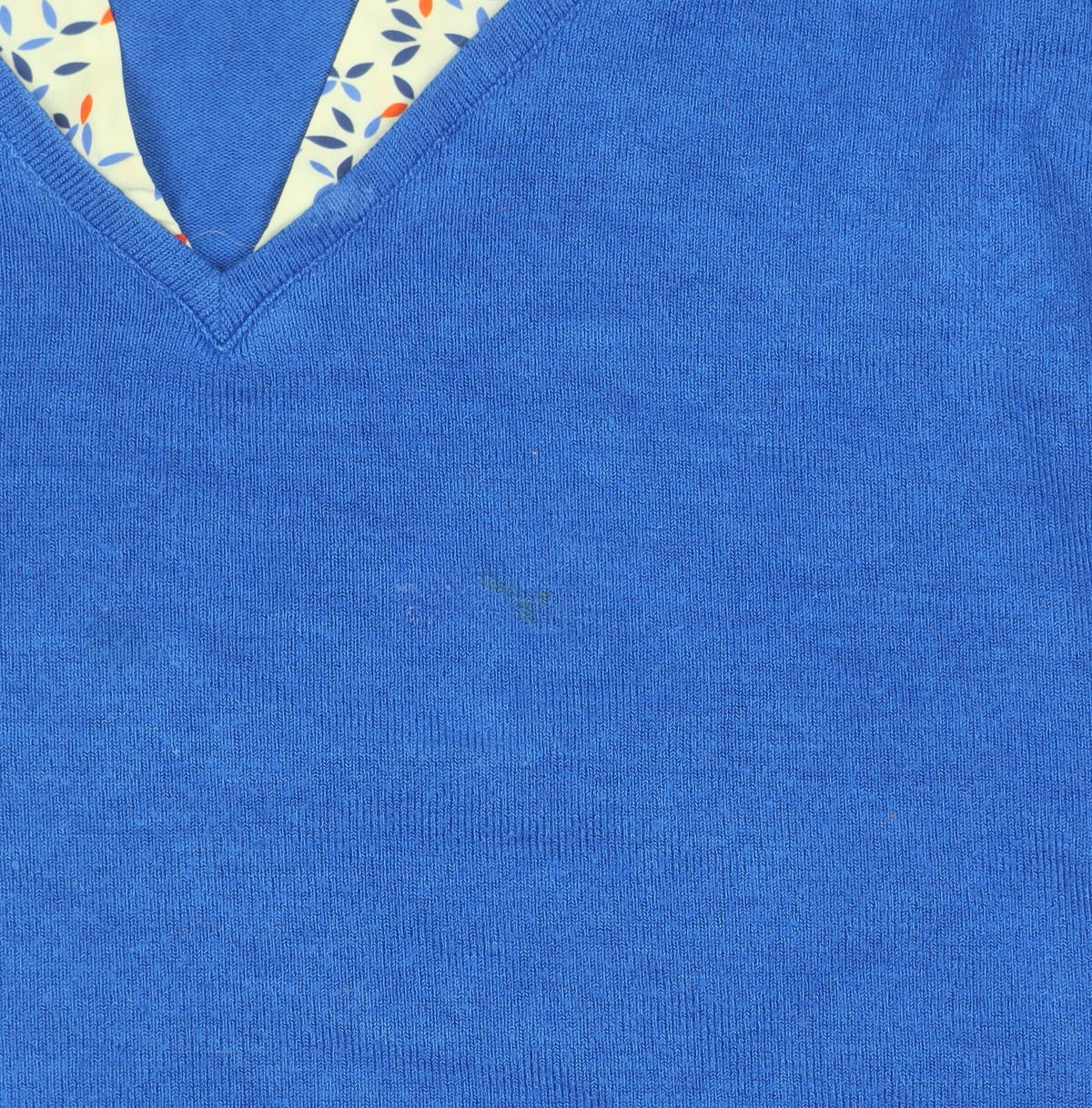 Voulez Vous Women's Blue V-Neck Long Sleeve Blouse Size 14